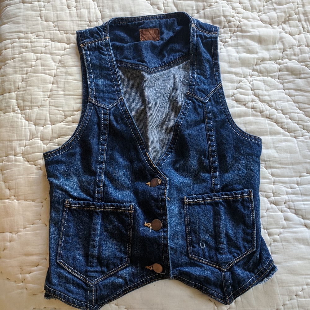 Denim vest